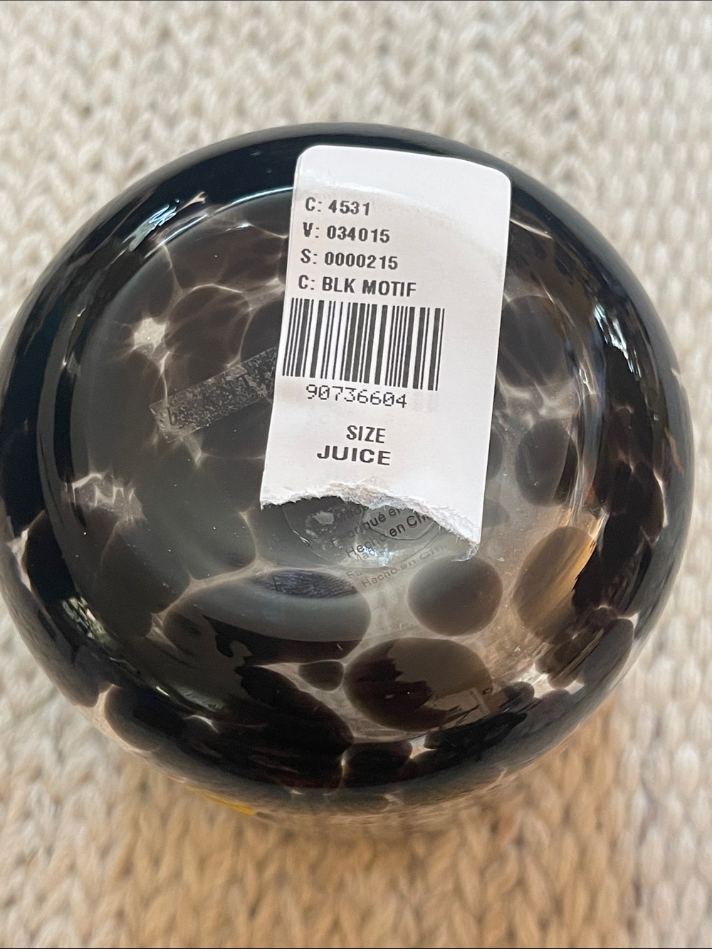 Candy Corn Icon Juice Glass from Anthropologie. - Picture 5 of 9